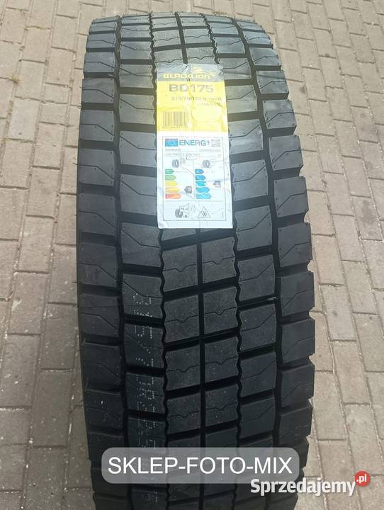 Opony Napędowe 29580 R225 BlackLion BD175 Nowe 4 Zarębki