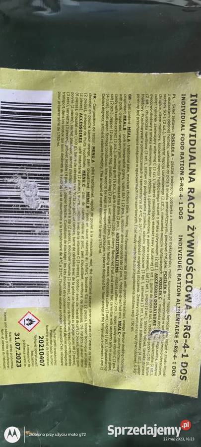 Polskie racje żywnościowe podkarpackie Wólka Podleśna