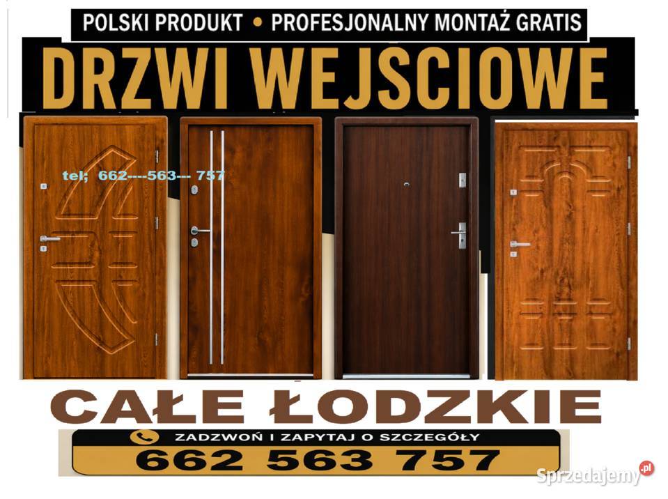 Drzwi wejściowe zewnętrzne do mieszkania z Drzwi zewnętrzne łódzkie Łódź