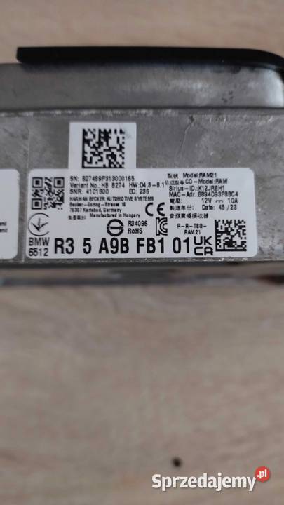 BMW G30 G05 G01 G11 wzmacniacz audio ram21 osobowe