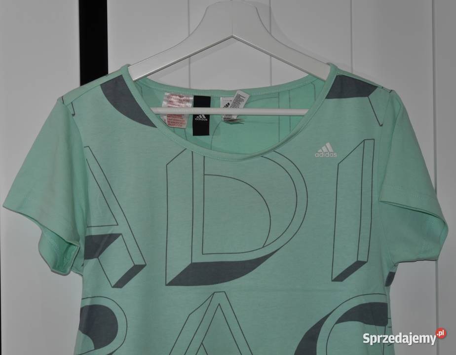 Adidas świetna miętowa bluzka 158 164