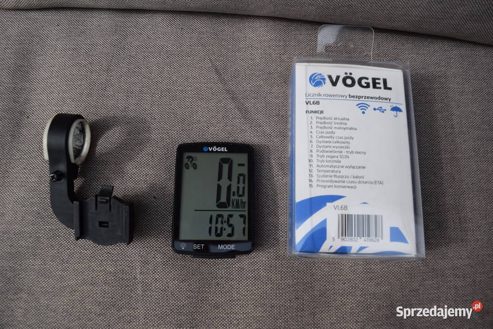 Licznik Rowerowy VOGEL15 Funkcji Okazja Olsztyn