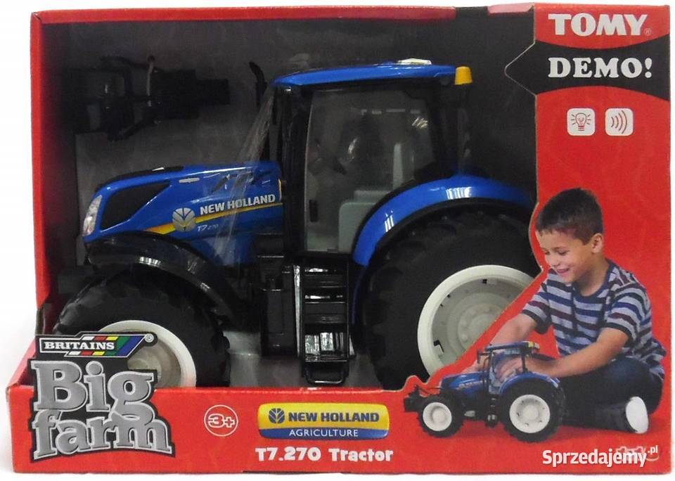 Duży Traktor Ciągnik Big Farm Światło i Dźwięk Tomy Mogilany