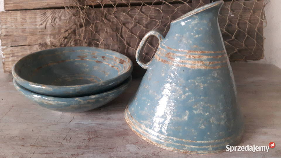 Naczynia ceramiczne ręcznie wykonane mazowieckie Otwock sprzedam