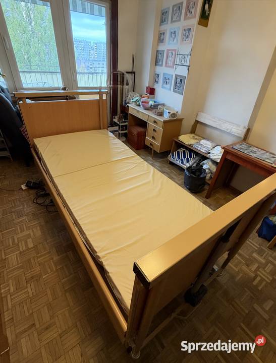 Łóżko rehabilitacyjne 4 funkcje najbardziej Warszawa sprzedam