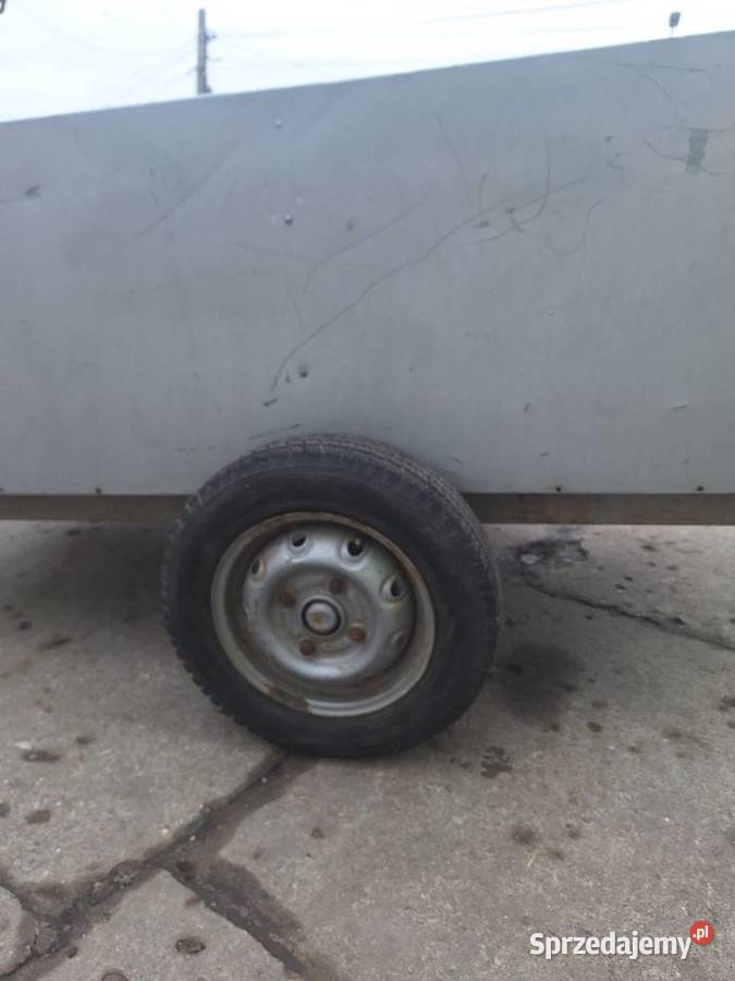 Przyczepka leśna ogrodowa do quada wąska nisko Mogilany