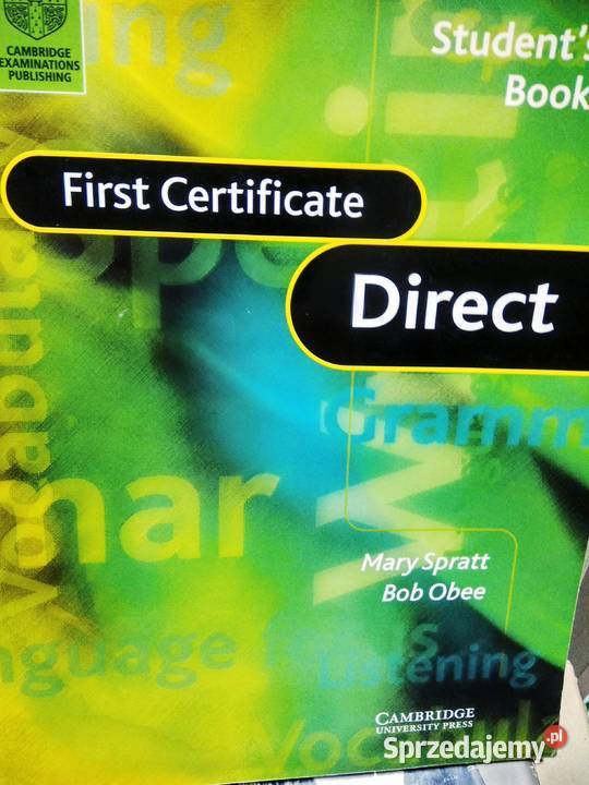 First certyfikate direct angielski outlet Antykwariat Warszawa sprzedam