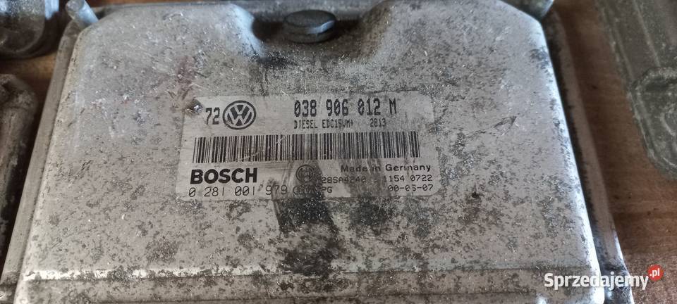 038906012M komputer sterownik silnika vw audi osobowe Komputery