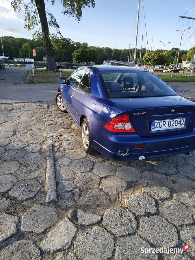 Honda Civic 7 generacji wersja coupe plus Gaz 136KM