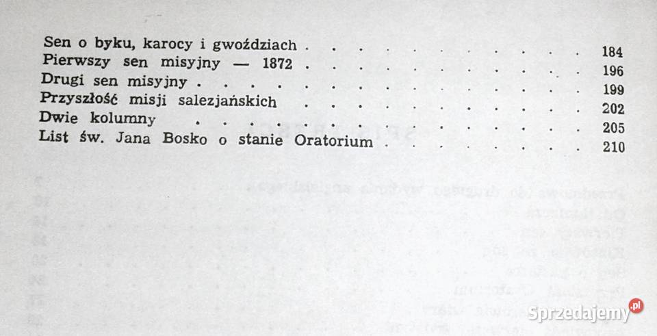 Sny Wizje Św Jana Bosko Apostoła młodzieży lubelskie Chełm sprzedam