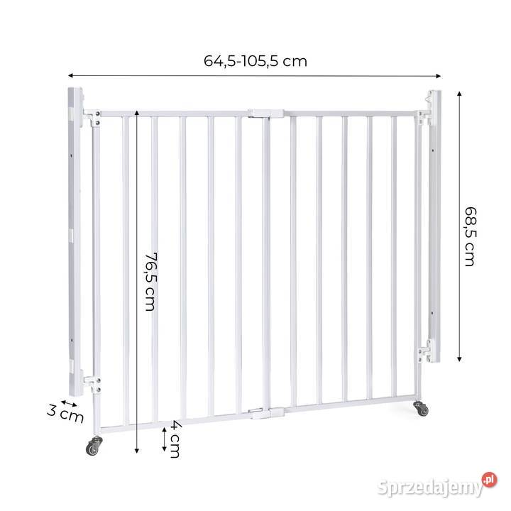 Bramka zabezpieczająca ECOTOYS 65106 biała sprzedam