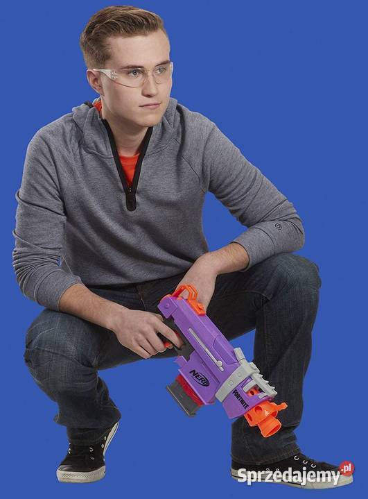 Nerf FORTNITE SMGE Blaster na Baterie Wyrzutnia Mogilany
