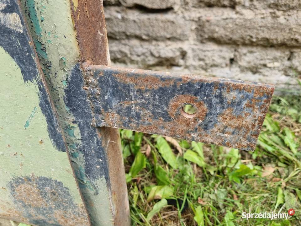 Duża gospodarcza brama ogrodzenie z furtką Usługi mazowieckie