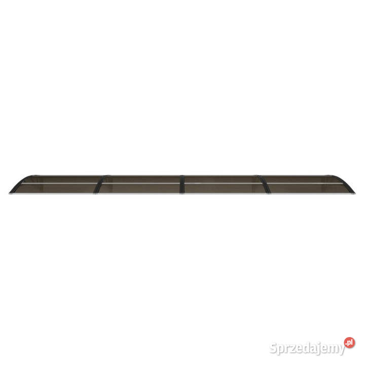 Daszek drzwi czarny 400x100 poliwęglan WM153602 Warszawa