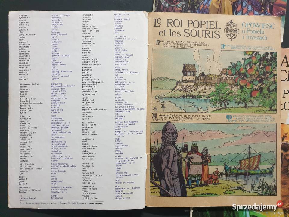 Legendy Polskie 3 dwujęzyczne komiksy francuski Gdynia