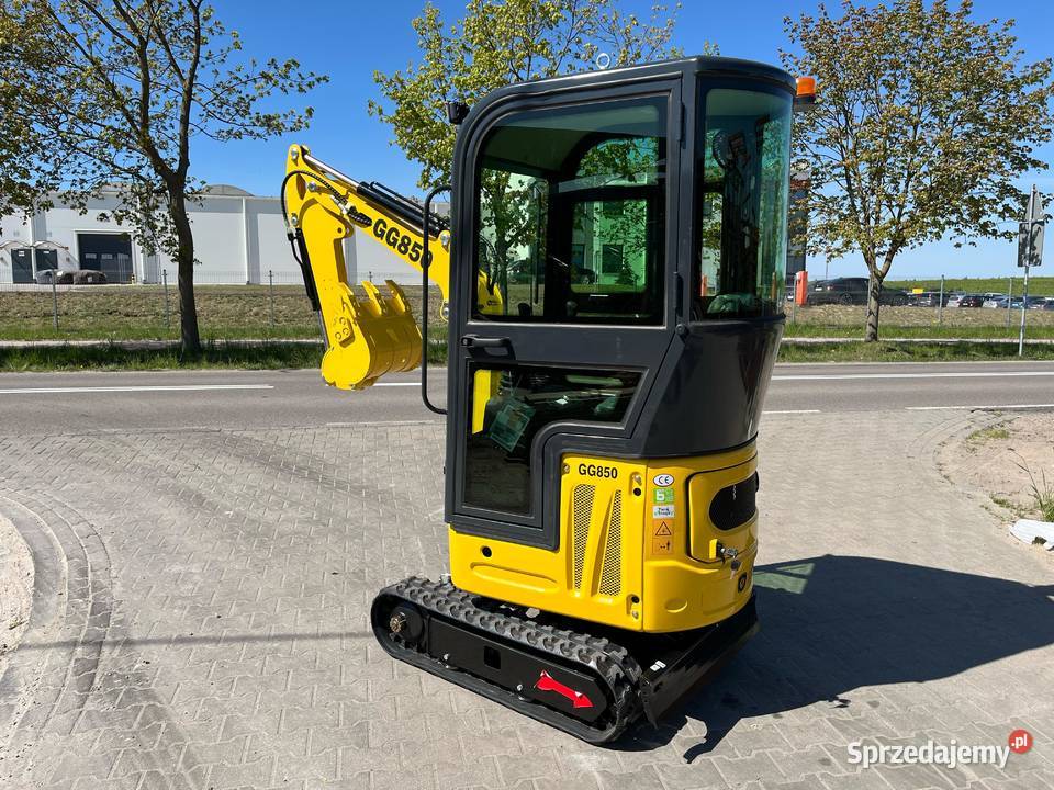 Minikoparka GG850CAB kabina Gunter Grossmann Koparki Łódź