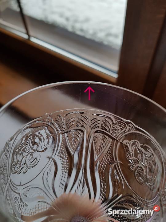Kielichy Ukryta Twarz Kobiety 6 Ząbkowice szkło Porcelana i szkło Dąbrowa Górnicza sprzedam