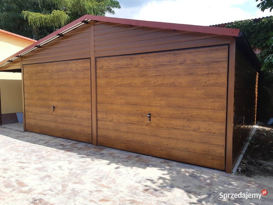 Garaż Blaszany DREWNOPODOBNY 9x6 Garaże Blaszane kujawsko-pomorskie Chełmża