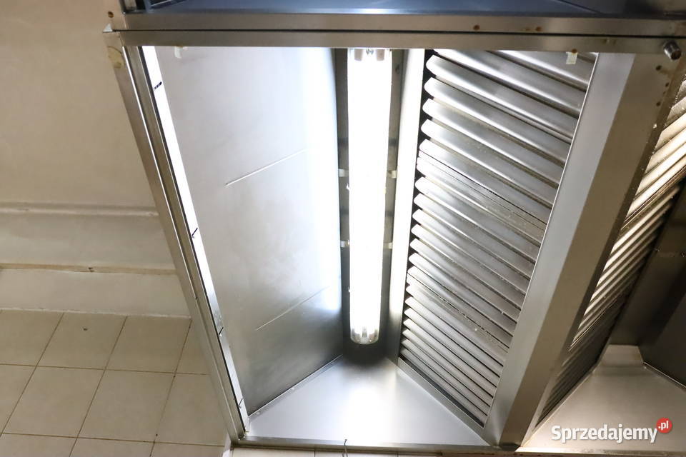 Duży okap gastronomiczny dwuczęściowy