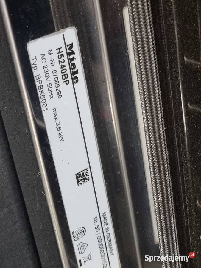 Piekarnik elektryczny do zabudowy Miele H 5240 Wrocław