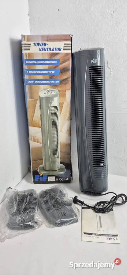 NOWY Wentylator Kolumnowy FiF Medion 50W Timer lubelskie Biłgoraj