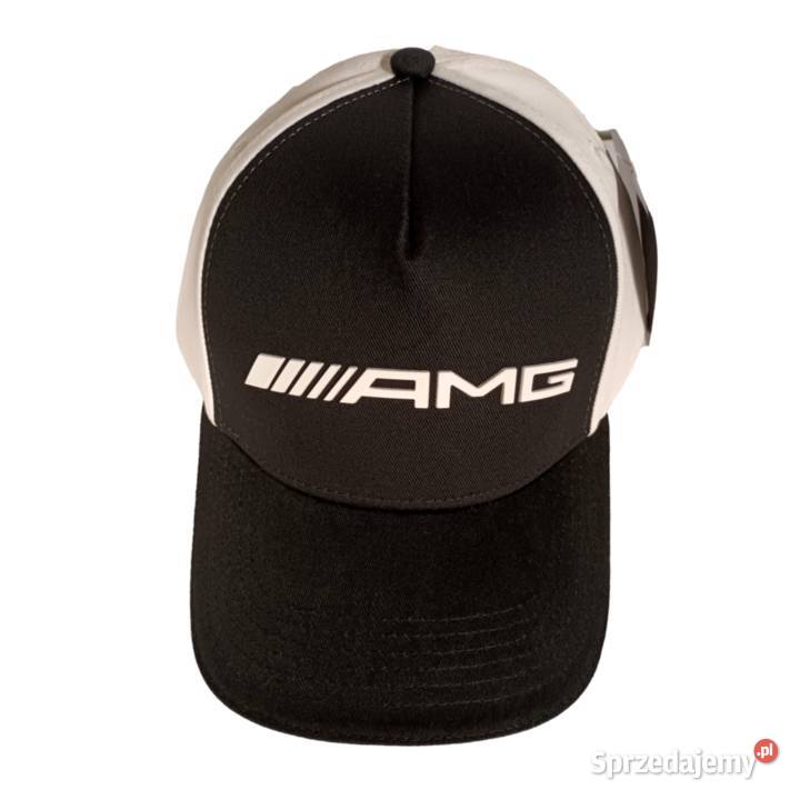 MERCEDES AMG Czapka z daszkiem czarnobiala OE Pozostałe Ruda Śląska
