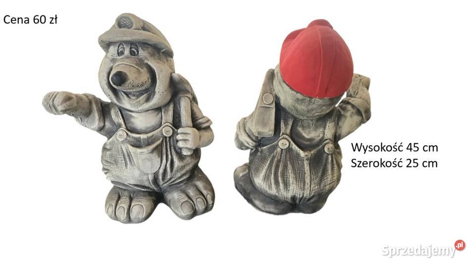 Figurki ogrodowe kret koń skrzaty krasnale Wrocław
