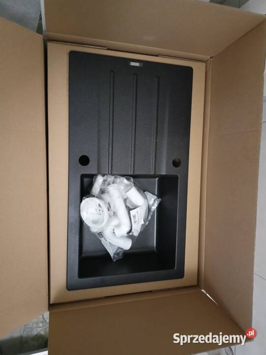 Nowy zlewozmywaknowa bateria nowy syfon wielkopolskie Bukownica