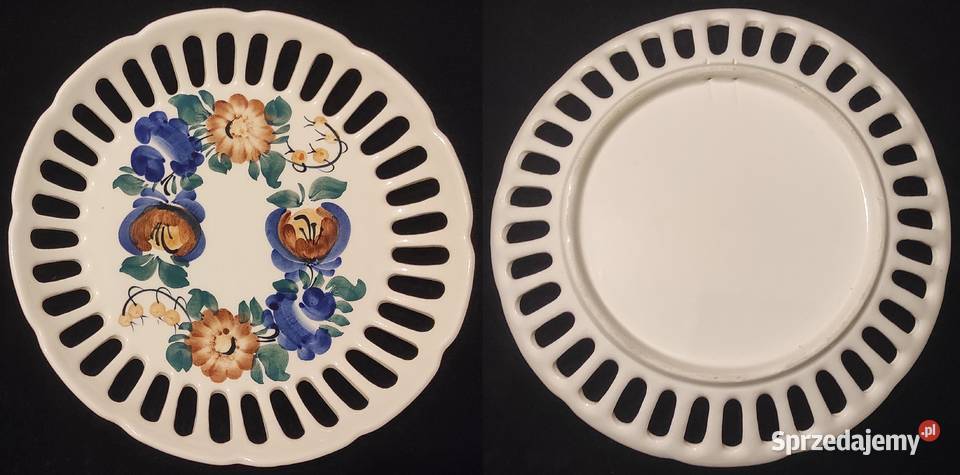Fajans styl Włocławek talerz ażurowy 25 Warszawa sprzedam