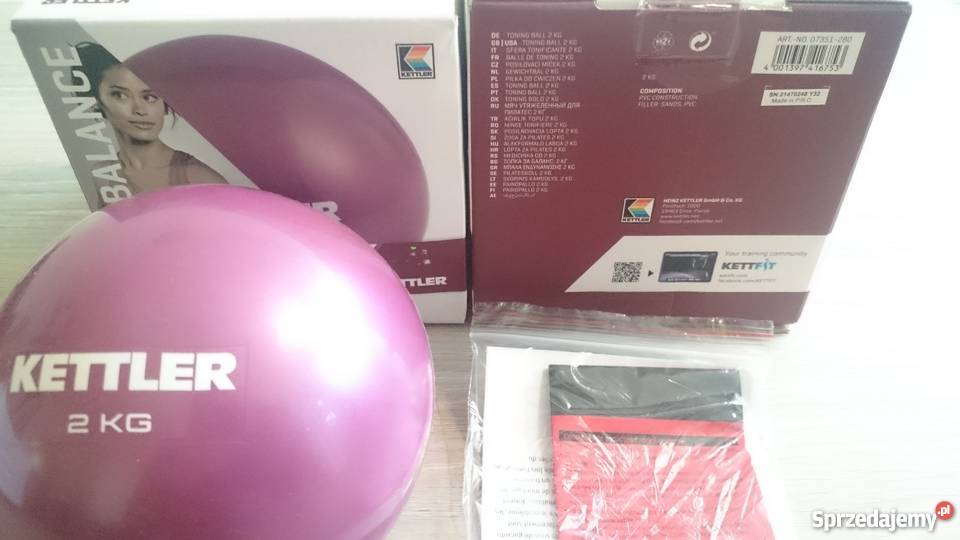 PIŁKA do ćwiczeń Kettler Toning Ball 2 pilates świętokrzyskie