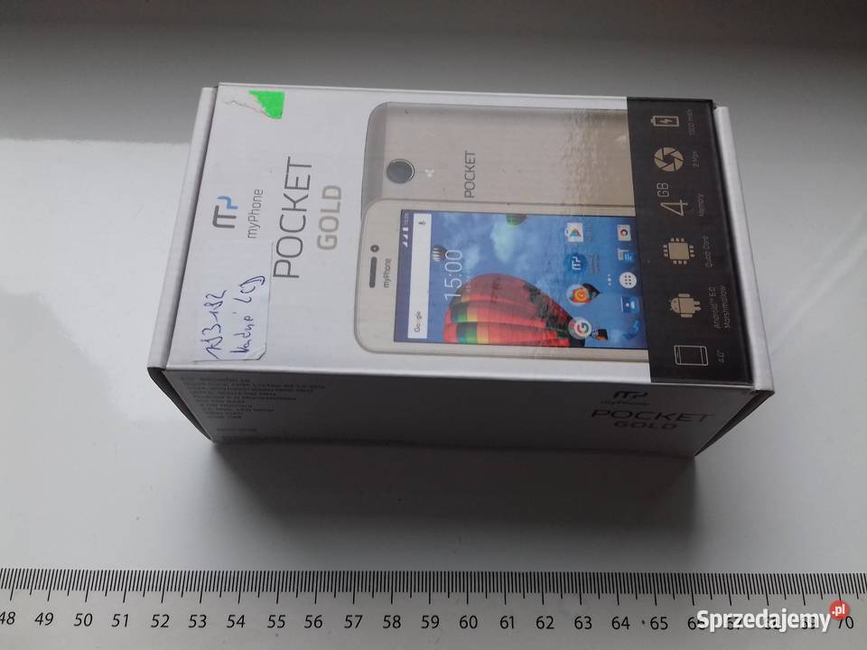 Smartfon MyPhone Pocket Gold w kartoniku ładny Bydgoszcz