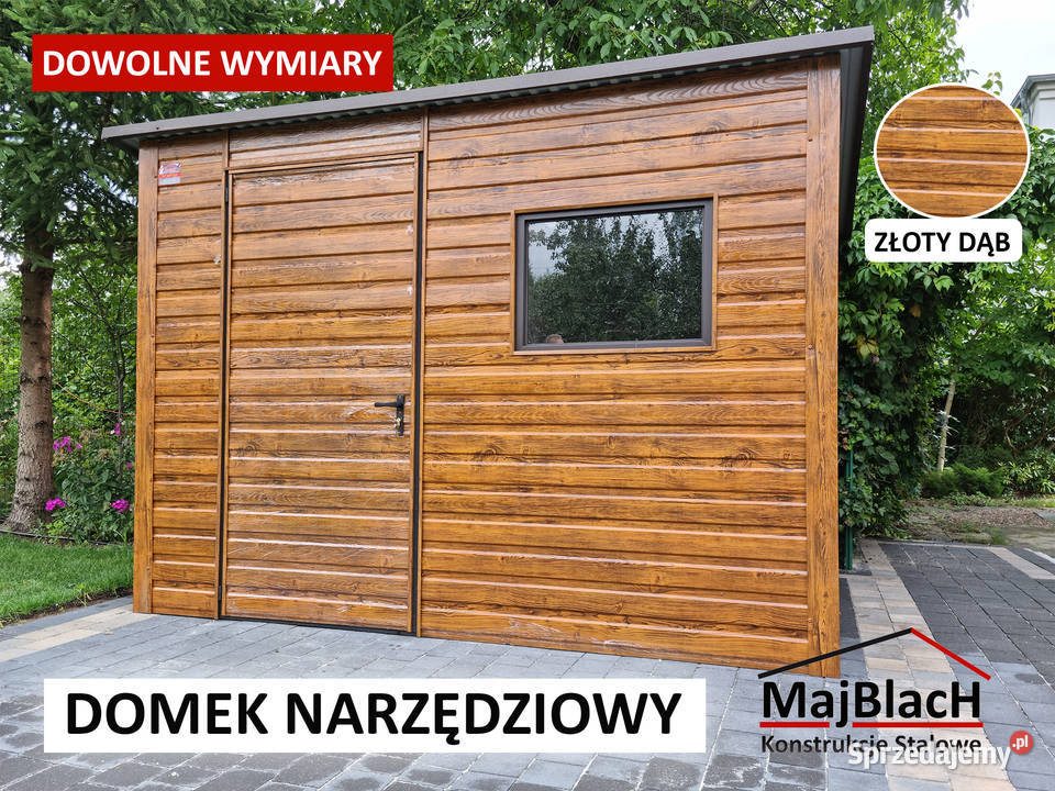 Mały Garaż Blaszany Wiatka OgrodowaSchowek na Ząbkowice Śląskie