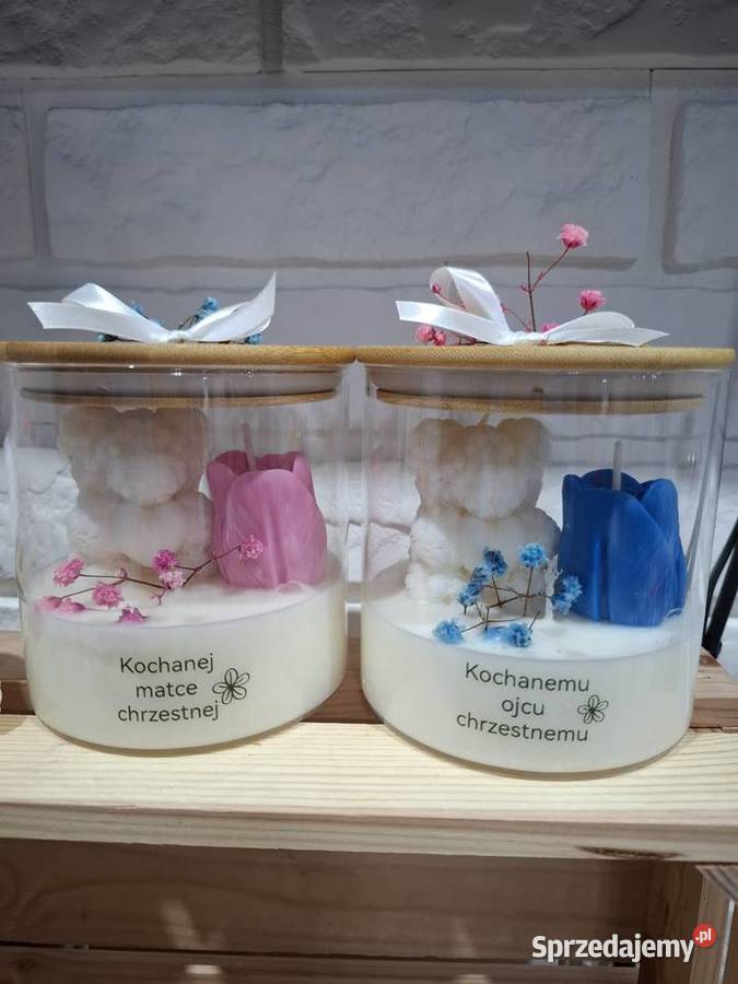 Świeczki podziękowania Skic