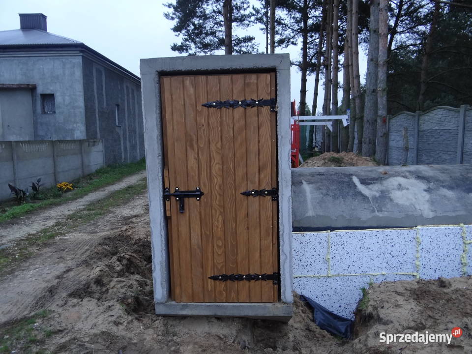 Piwnica piwniczka ziemianka ziemianki betonowe z Wierzbica