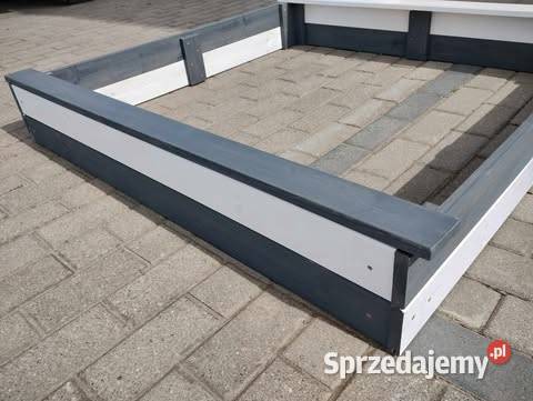 piaskownica drewniana sześciokątna kwadratowa sprzedam