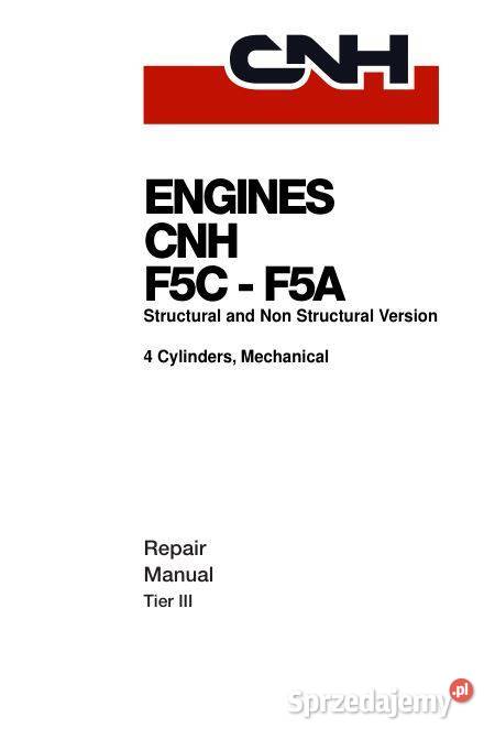 FPT IH F5C F5A instrukcja naprawy silnik Kielce