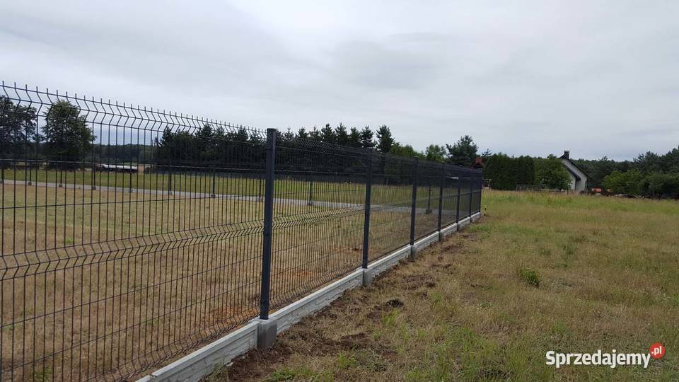 Ogrodzenia panelowe betonowe pod wypełnienie metal Starachowice