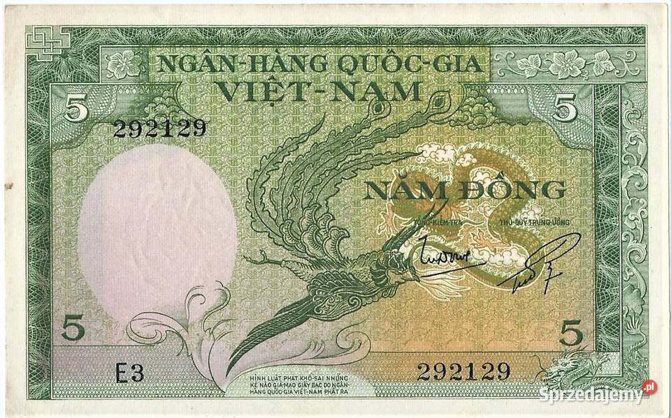 Wietnam Południowy 1955 AUNC WYSYŁKA Człuchów