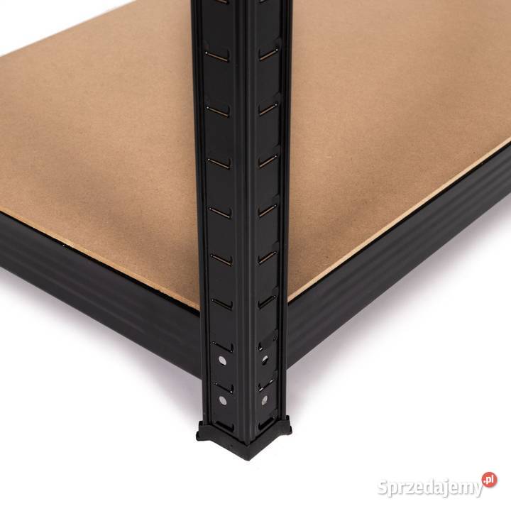 Regał magazynowy metalowy czarny 2w1 5 jasnych Poznań