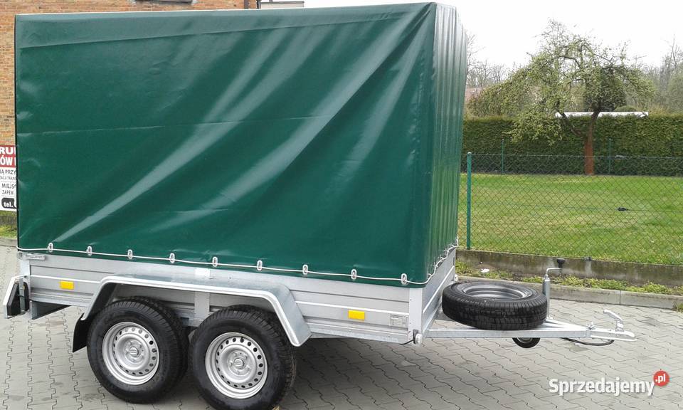 Przyczepa Rydwan 270x150x180 dwuosiowa plandeka Wieluń