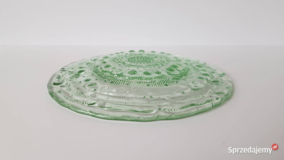 Talerzyk Flora 2 ok 165 Ząbkowice kolorowe szkło Dąbrowa Górnicza