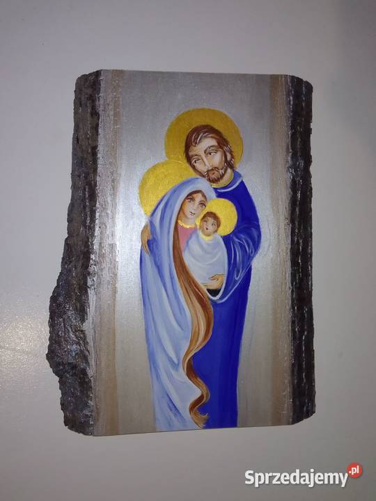 Święta Rodzina ręcznie malowana śląskie Katowice sprzedam