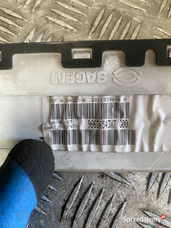 Wyświetlacz zegara Citroen C3 216543008 Pozostałe wielkopolskie Ostrów Wielkopolski