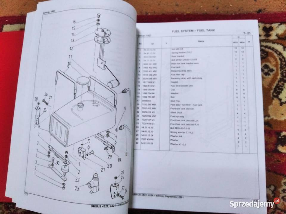 Katalog części ciągnika 48224824 lubelskie Lublin