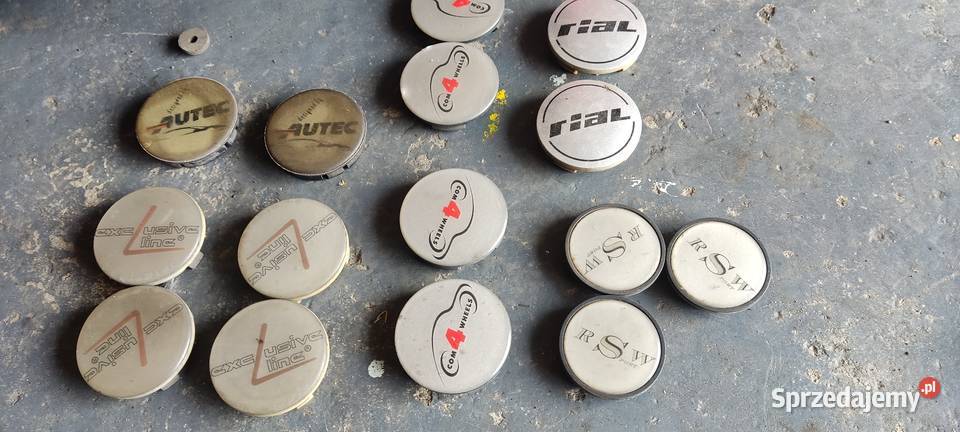 Dekielku kapsułki Zaślepki alufelg Fiat Rover Gniezno