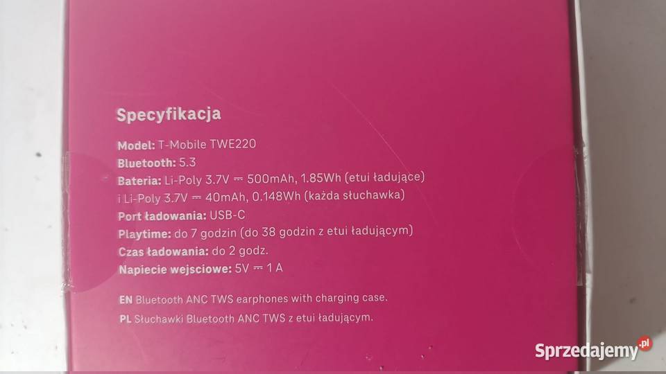 Słuchawki BT TMobile Katowice