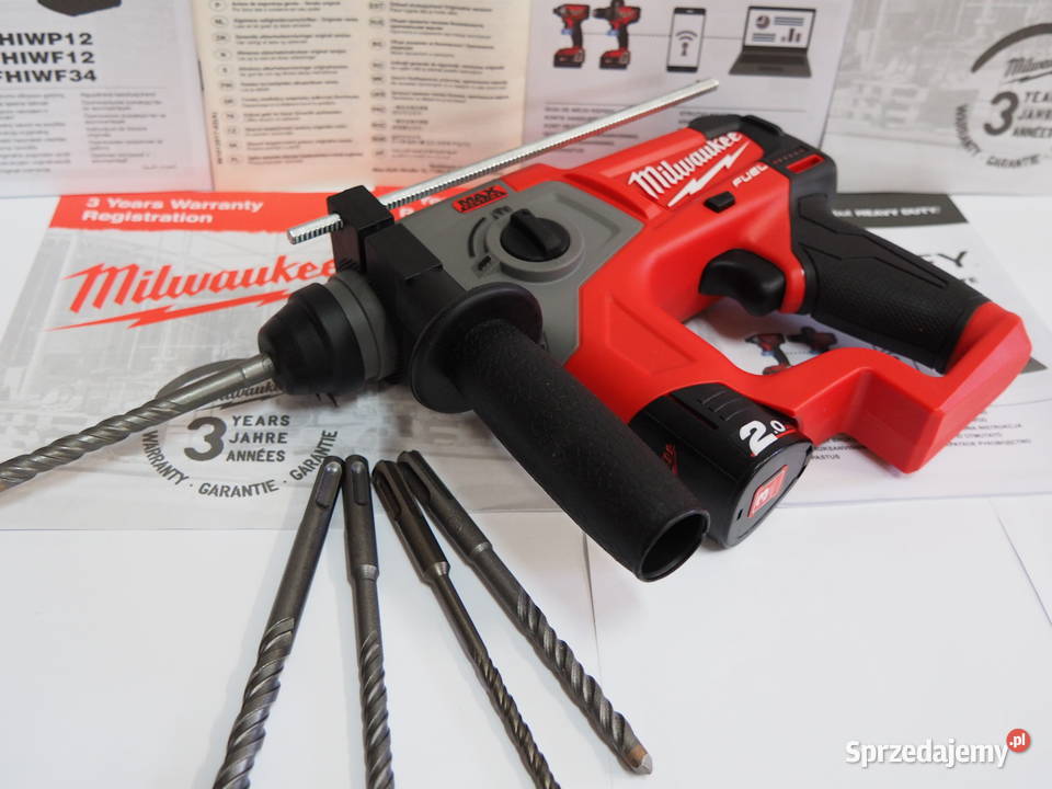 MILWAUKEE M12 CH młotowiertarka 1bateria 2v 2Ah mazowieckie sprzedam