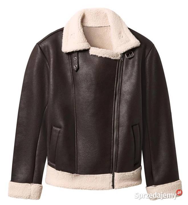 ESMARA Kurtka damska biker kolor brązowy rozmiar brązowy/beżowy warmińsko-mazurskie Ełk
