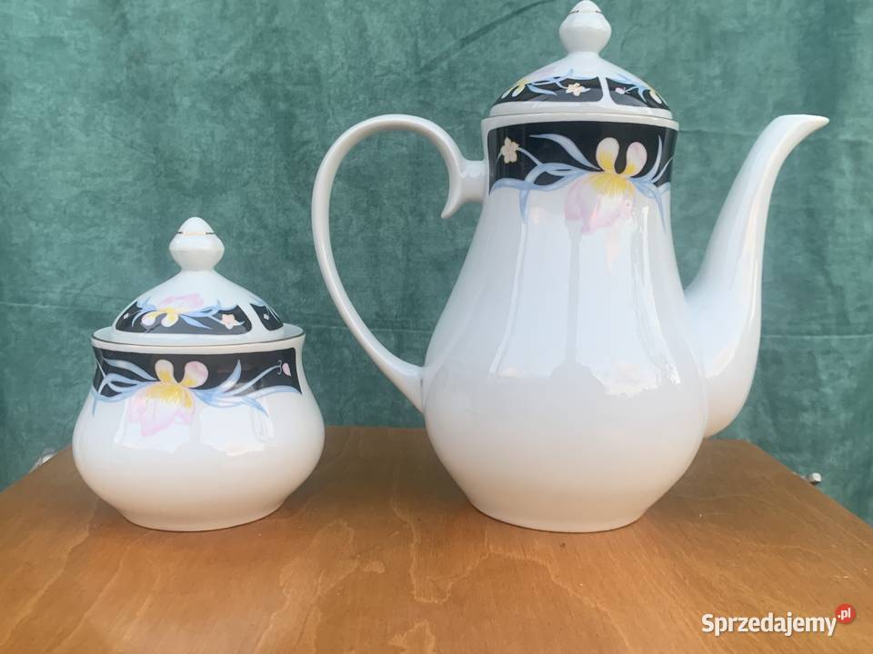 Porcelana dzbanek cukiernica WŁOCŁAWEK Łowicz sprzedam