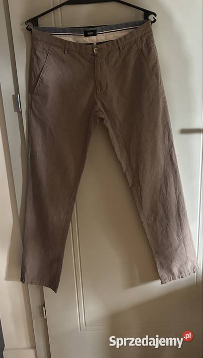 Spodnie męskie HUGO boss Chino szare
